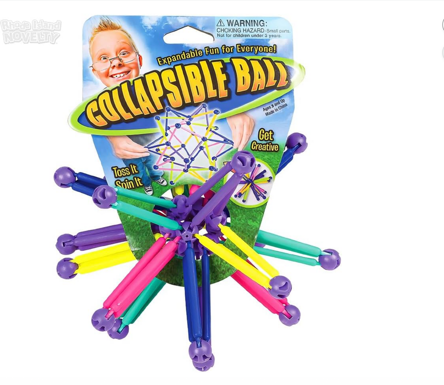 E&Z Party – 12" Color‑Shift Collapsible Magic Ball