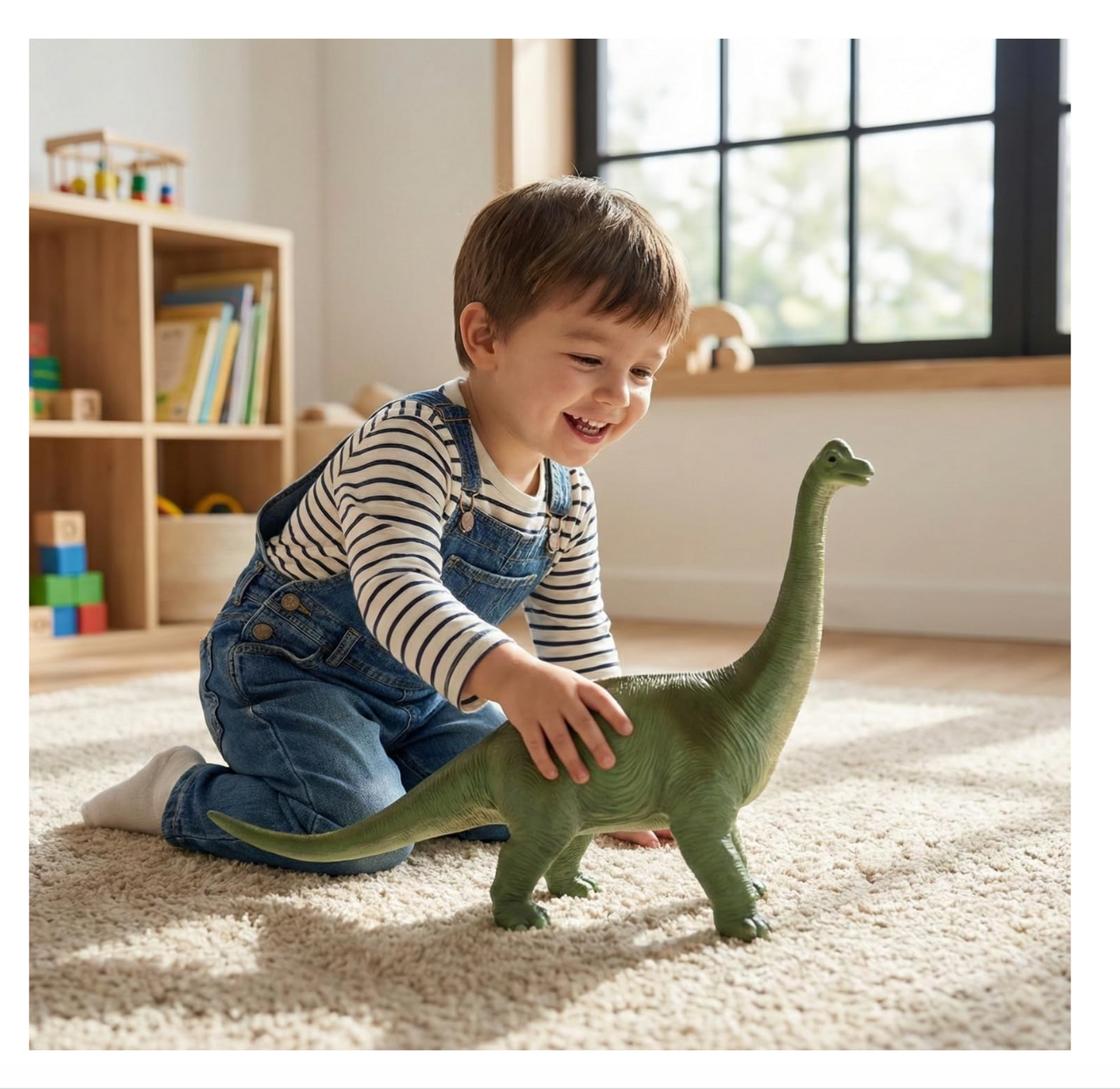 E&Z Party – 15" Soft‑Touch Brachiosaurus Dinosaur Figure