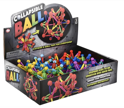 3" Mini Collapsible Ball – Assorted Colors